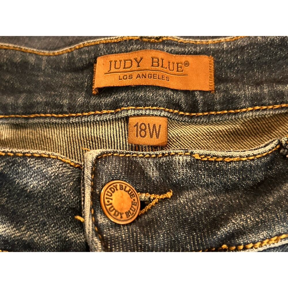 Judy Blue Jeans Womens Sz 18W Blue Boot Cut JB88148 Stretch Denim Casual Fade - Picture 3 of 9
